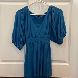 Banana Republic XS 3/4 length blue blouse